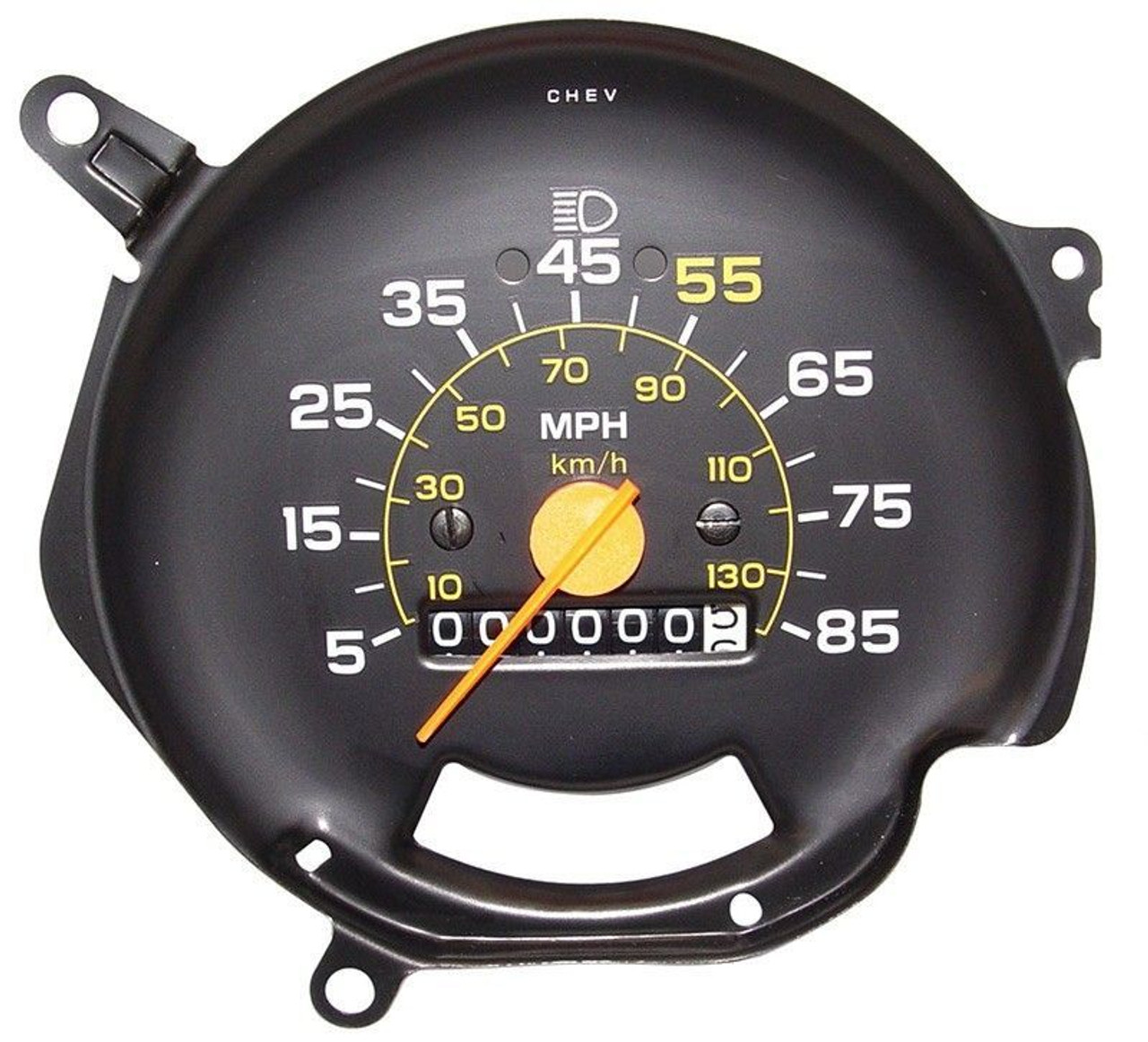1987 Chevy/GMC PUSpeedometer, 0-85 MPH, ea. (with use of speed sensor port)