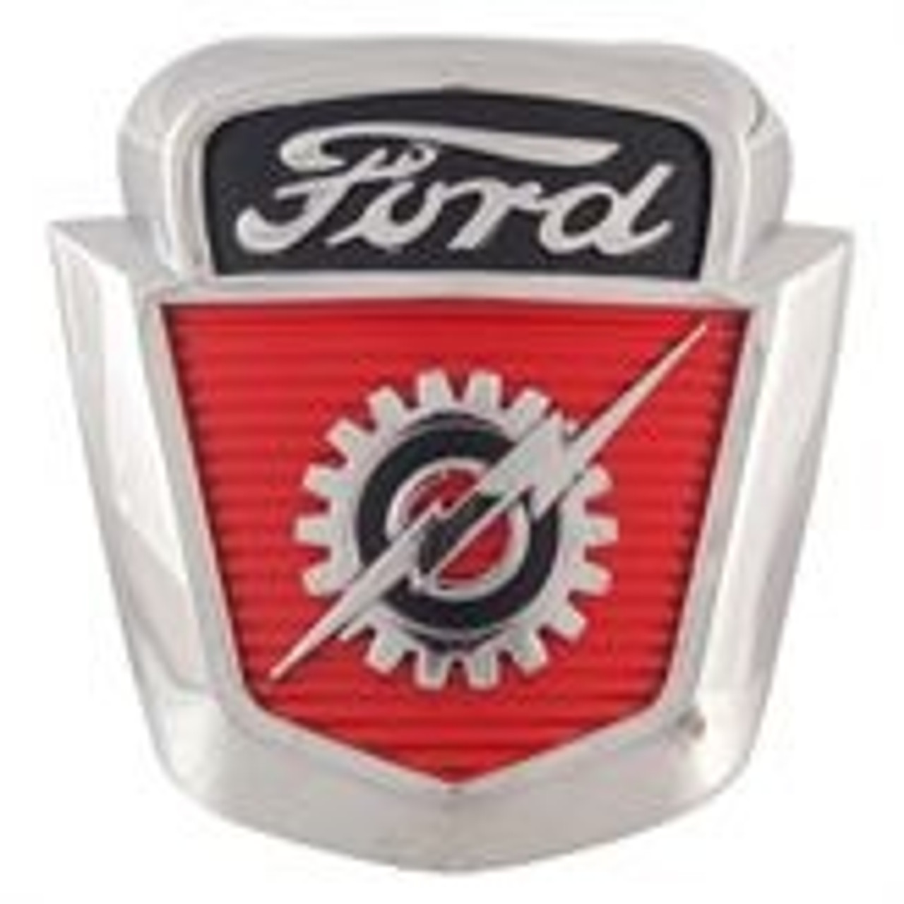 1953-56 Ford Truck Hood Emblem, ea. (w/ Hardware)