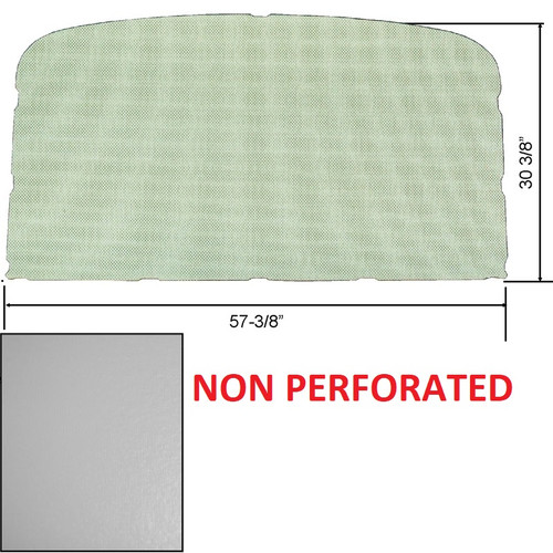 1967-72 Ford Truck Non Perforated Gray Headliner, Original Style, ea.