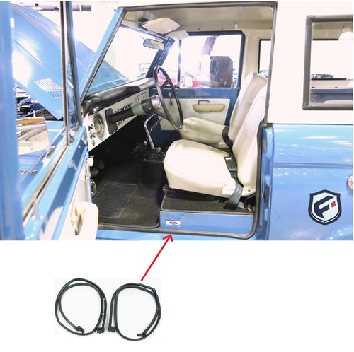 1966-77 Bronco Door Seals (LH & RH) pr.