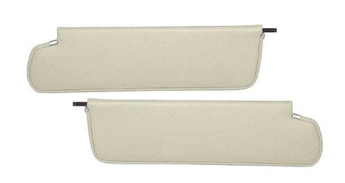 1967-72 Chevy, GMC Truck Parchment Sunvisor Pads w/ Rod, pr.