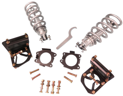 1963-87 Chevy, GMC Truck Dual Adjustable Front Coilover Conversion Kit (From Standard Height to a 3" Drop)