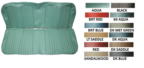 1967-68 Chevy Truck Vinyl Bench Seat Cover, Special Order Colors
