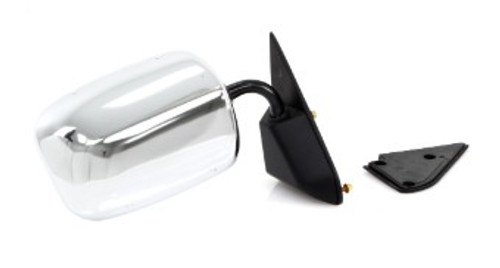 1988-98 Chevy Truck, 92-99 Blazer, Suburban, 95-99 Tahoe, Yukon Chrome Below Eyeline Outside Door Mirror RH, ea.