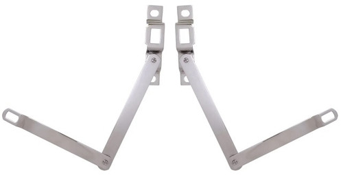 1976 2nd.-87 Chevy Truck Fleetside Tailgate Hinges, Stainless Steel, pr.