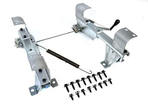 1969-72 Chevy Truck, Blazer, Suburban Bucket Seat Bracket Mounting Kit - Driver Side Complete Adjustable Slides