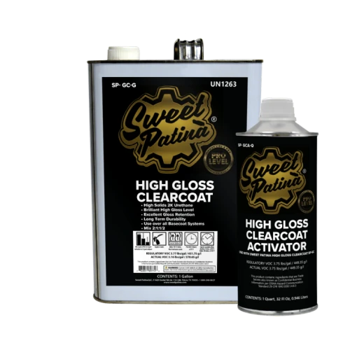 Sweet Patina Pro Level High Gloss Clearcoat, Gallon Kit (With 64oz Activator)