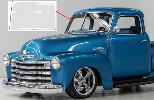 Windshield Glass Clear Fits LH or RH 1947-53 Chevy GMC Pickup Takes 2 Per Truck ea.


PLEASE CALL STORE FOR SHIPPING INFORMATION