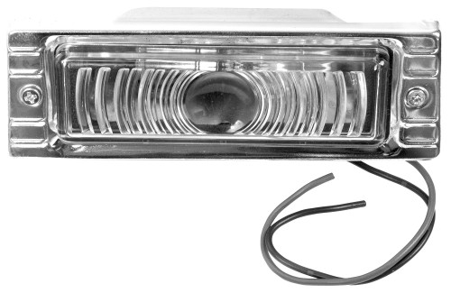 1947-53 Chevy Park Lamp Assembly w/ Turn Signal, 12 Volt, 2 Wire, Clear Lens, Assy.