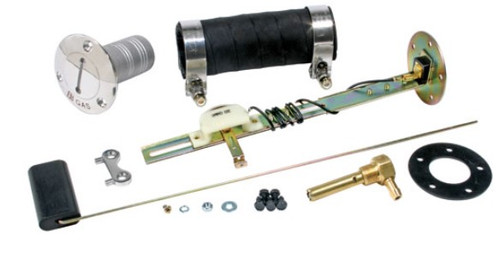 Universal 90 OHM Bed Flush Gas Tank Installation Kit. (incldues cap, hose clamps and sending unit)