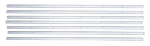 1951-53 Chevy/GMC Truck Bed Strip Kit. (Zinc)(Longbed)(Stepside) (85-7/8", 7 Pcs)