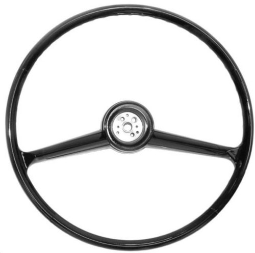 Original Steering Wheel, Black, Fits 1960-66 Chevy and GMC Pickups.