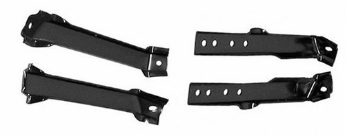 1963-66 Chevy/GMC Truck Rear Fleetside Bumper Mounting Bracket (4pc with Hardware) set.