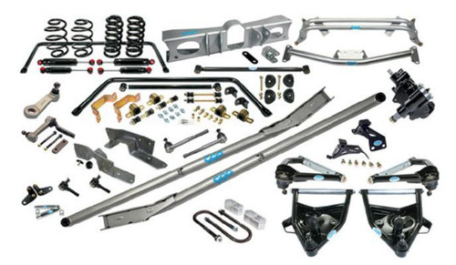 1967-70 Chevy Truck Deluxe Chassis Upgrade Kit, includes front and rear coil springs (your choice of front stock height, 1", 2" or 3" lowered and your choice of stock height, 3", 4" or 5" lowered rear) front and rear shocks, front and rear sway bars, fr