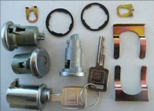 1967-72 Chevy/GMC Truck Ignition, Door and Glovebox Lock Set. (GM Later Style "Square" Key)