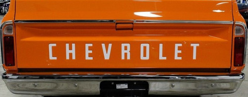 1967-72 Chevy Truck Fleetside Tailgate with "Chevrolet" lettering ea.