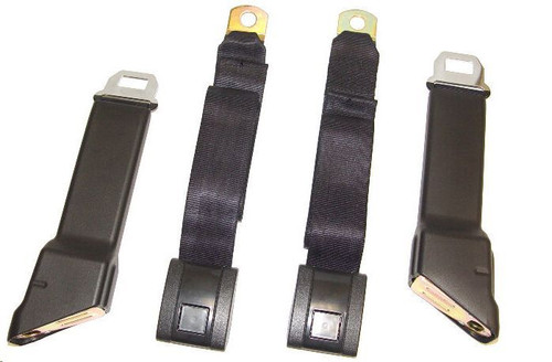 Seat Belt Set Origanial Design Retractors and Buckles Black Driver & Passenger Side GM Decal Sold Seperate