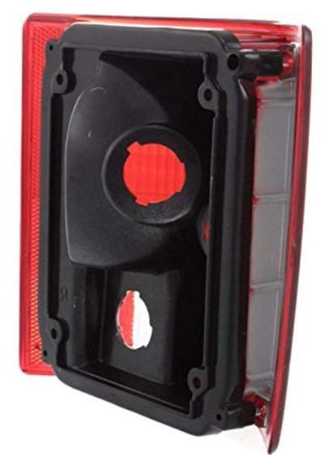 1973-87 Chevy Truck Tail Light Lens and Housing LH, ea. (W/O Trim)(Fleetside) - Rear View
