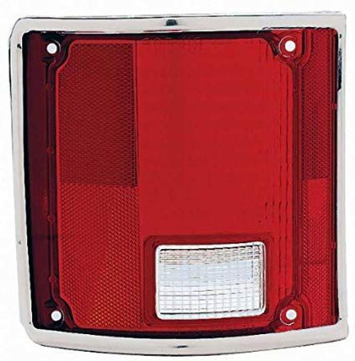 1973-87 Chevy/GMC Truck Fleetside Tail Lamp Lens Only LH, ea. (Deluxe)(also 1973-91 Sub/Blazer/Crew)