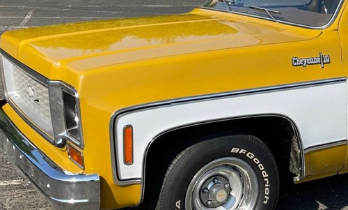 1966 Chevy Truck Fender Side Emblem 