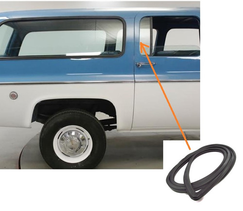 1975-1991 Chevy Suburban Rear Quarter Window Seal (Single)
