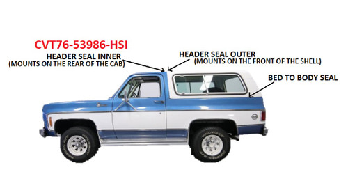 1973 - 1991 Chevy Blazer | Weatherstrip Gaskets & Seals