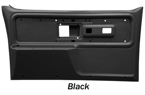 1977-1980 CHEVY/GMC Truck Silverado Style Door Panels, pr. (BLK)