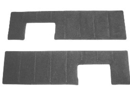 Front Door Panel Velor Insert Black, Fits 1981-87, pair.