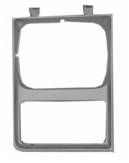 1985-87 Chevy/GMC Truck Single Rectangular Head Lamp Bezel RH, ea. (also 1985-88 Suburban/Blazer/Crew/Dually)