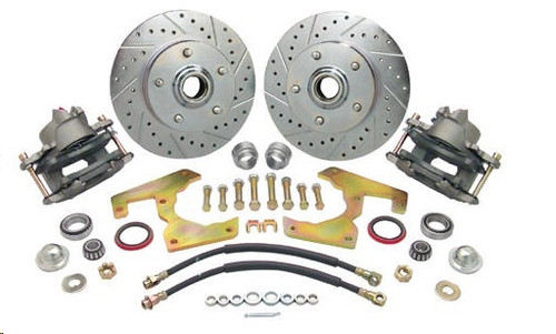 1961-64 Ford Truck 5 on 5-1/2" Lug Power Front Disc Brake Conversion Kit.