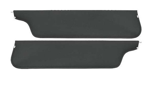 1967-69 Ford Truck Black Padded Sunvisor Pads, pr.