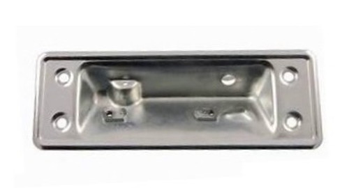 1964-72 Ford Truck Tailgate Release Mounting Plate, Stainless Steel (also 1966-77 Bronco)