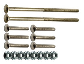 Bed To Frame Bolt Kit For 1973-1987 Chevy & GMC Trucks – Zinc Coated With Steel Floor Washers – OE Style