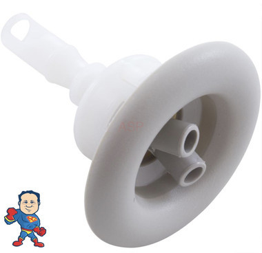 Jet Internal, Pentair, Cyclone Micro, 3" face diameter, Twin Roto, Textured, Light Gray