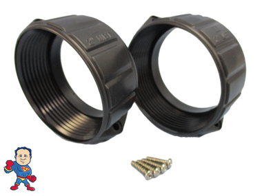 (2X) Hot Tub Spa 2" Split Nut Kit for Pump Union Emergency Repair Video How To