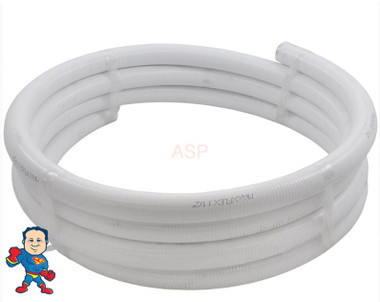Flexible PVC Pipe, 1-1/2" x 25Ft Roll, Flex