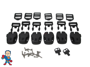 (6) Nexus Spa Hot Tub Cover Broken Latch Repair Kit Clip Lock Loc How To Video