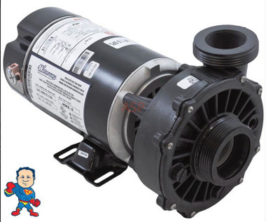 Hi-Flo, Pump, Waterway, 1.0hp, 115v, 2-Speed, 48 frame, 2" X  2", 11.0 Amp