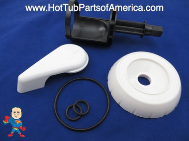 Diverter Valve Spa White Buttress Hot Tub Cap Handle Stem O-Ring Waterway Video 