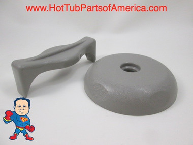 Saratoga Roto Stream Diverter Cap & Knob Gray Spa Hot Tub How To Video 