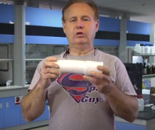 In this video, The Spa Guy shows how to use his kit to “Spin It To Win It” when gluing new PVC fittings to old flex pipe. This kit helps stop drips and adds extension to pipe cut during plumbing repairs.
