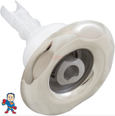 Jet Internal, CMP, Typhoon 300, 3", face diameter, Roto, 5 Scallop, Stainless Steel ,Classic Gray