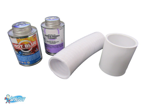1-1/2" Manifold Coupler Kit Old Plumbing to New Hot Tub Spa Part for 1-2 Manifolds Spin To Win