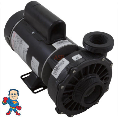 Hi-Flo, Pump, Waterway, 1.0hp, 115v, 2-Speed, 48 frame, 2" X  2", 10.8/2.8 Amp