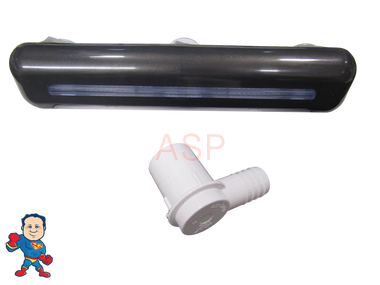 Hot Tub Spa Part Gray 11" Waterfall Assembly 3 Hole Style Graphite Gray