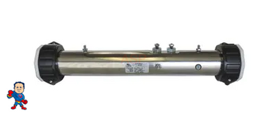 Cal Spa, Polynesian or Emerald Complete Heater 5.5kw Retrofit  15 3/4" X 1 1/2" includes Tube, Element, Split nuts and Gaskets along with the 1 1/2" to 2" conversion fittings. 