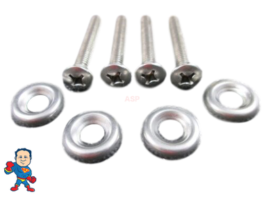 Set of 4 Cal Spa Front Access Panel Bolt and Grommet Part Spa Hot Tub