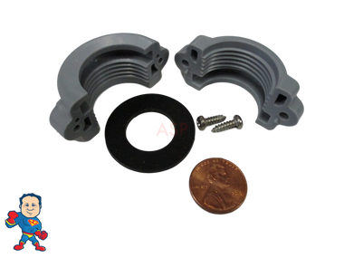 1" Thread Split Nut Kit for Air Union with Gasket Saluspa Lay-Z-Spa™ Hydro-Force™  Airjet™ "B/C" Coupling for air jet spa