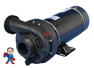 6500-266,Pump, Jacuzzi ,Sundance, TheraFlo, Theramax, Piranha, 48FR, 2.0HP called 3.6, 1SP, 230V
NOTE: THIS PUMP WILL NOT FIT ANY OTHER APPLICATION EXCEPT JACUZZI OR SUNDANCE HOT TUBS WITH 45% DEGREE WET ENDS... DO NOT ORDER FOR ANY OTHER APPLICATIONS....