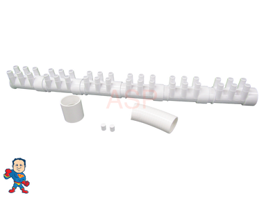 Water Manifold, Base Kit,  2" with (36) 3/4" Outputs & Coupler Video How To